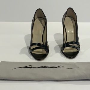 Brian Atwood Open Toe Pump